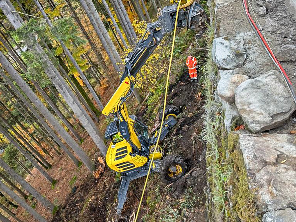 Hangsicherung mit Bohrtechnik